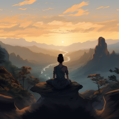 Meditation background Image